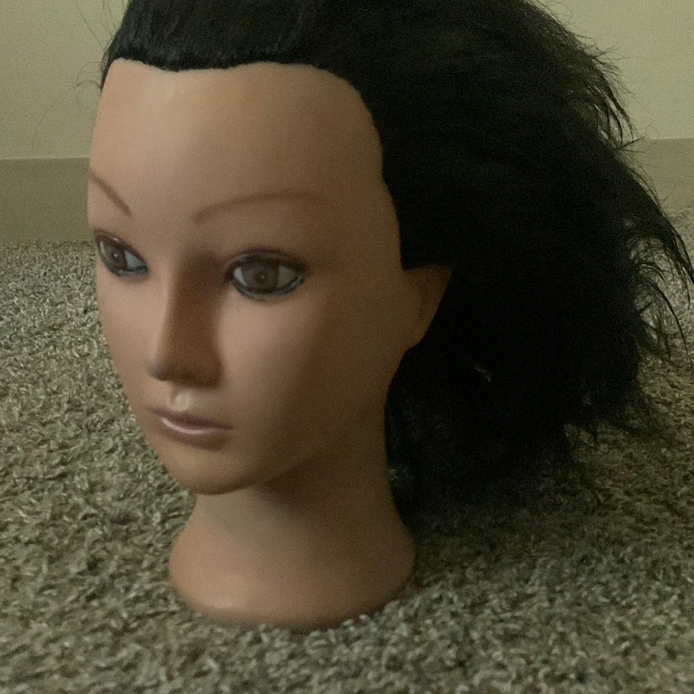 p.s i did cut her hair and put makeup on her on in good shape.